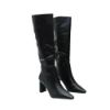 Picture of High Heel Faux Leather Knee High Boots