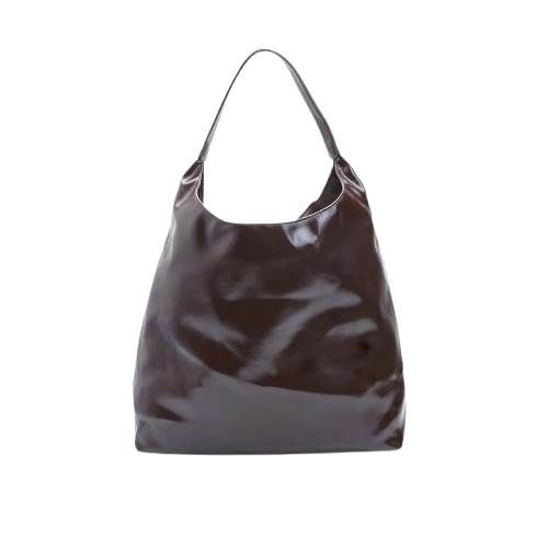 Picture of Faux Leather Hobo Bag