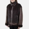 Picture of Faux Leather and Faux Fur Jacket