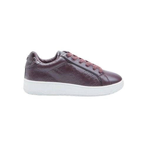 Picture of Red Label Faux Leather Monogram Sneakers