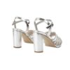 Picture of Block Heel Metallic Sandals
