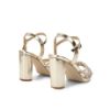 Picture of Block Heel Metallic Sandals