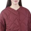 Picture of Diamond Quilted Button-up Jacket