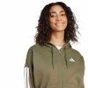 Picture of Essentials 3-Stripes Full-Zip Fleece Hoodie