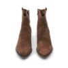 Picture of Suede Western Style Ankle Boots