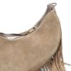 Picture of Fringed Suede Hobo Bag