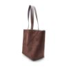 Picture of Faux Suede Shopper Bag with Pouch