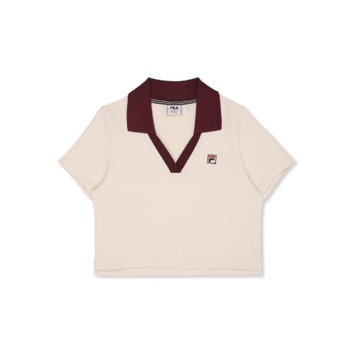 Picture of Girls Venaria Cropped Polo Shirt