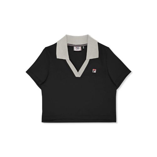 Picture of Girls Venaria Cropped Polo Shirt