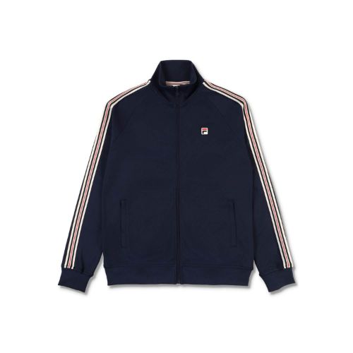 Picture of Biella Regular Fit Taped Pique Track Jacket