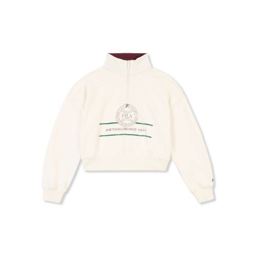Picture of Girls Francia Loose Fit Graphic Half-Zip Sweatshirt