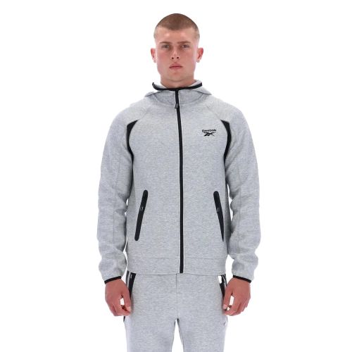 Picture of Contrast Panel Zip Hoody