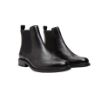 Picture of Leather Chelsea Boots with Brogue Detailing