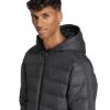 Picture of Essentials CLIMAWARM 3-Stripes Light Down Hooded Parka