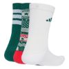 Picture of Christmas Graphic Crew Sock 3pair Pack