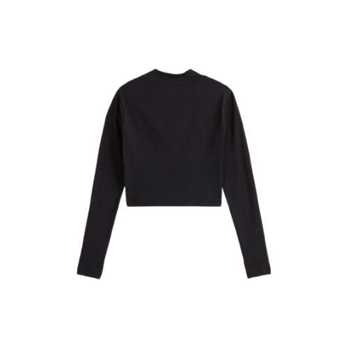 Picture of Script Mini Mock Neck Long Sleeve Top