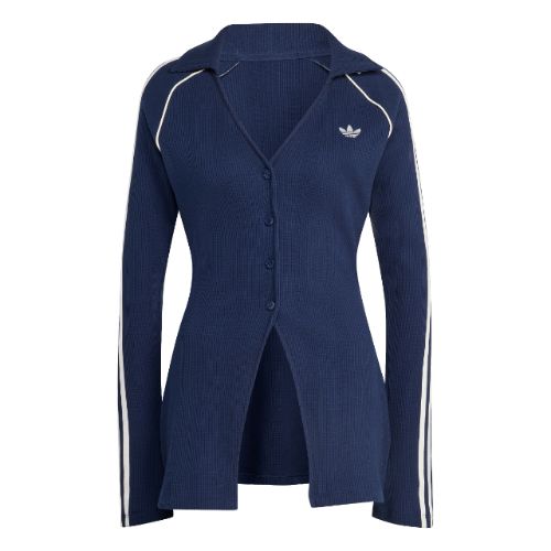 Picture of Button-down Waffle Long Sleeve Top