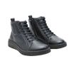Picture of Leather Lace-up Ankle Boots with Zip