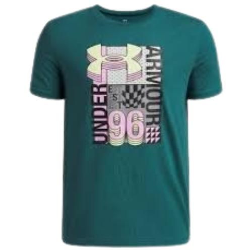 Picture of Boys Big Logo Wordmark Collage T-Shirt