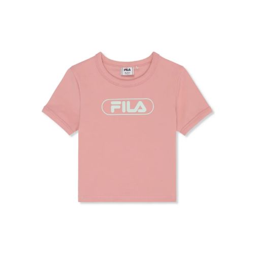 Picture of Girls Ceranova Slim Fit Cropped Logo T-Shirt
