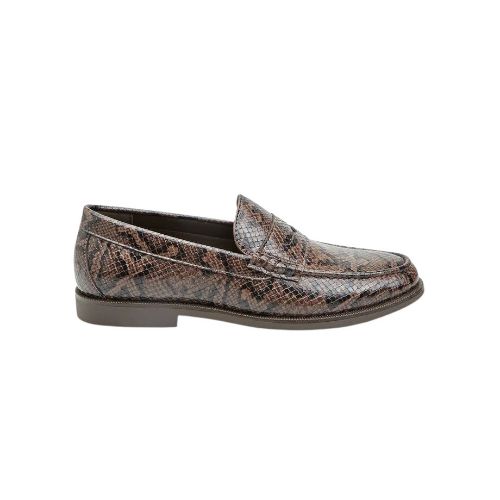 Picture of Faux Snakeskin Loafers