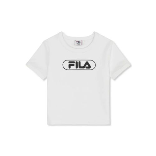 Picture of Girls Ceranova Slim Fit Cropped Logo T-Shirt