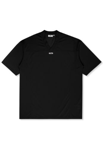 Picture of Capalle Oversized Fit V-Neck Mesh T-Shirt Dress