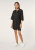 Picture of Capalle Oversized Fit V-Neck Mesh T-Shirt Dress