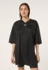 Picture of Capalle Oversized Fit V-Neck Mesh T-Shirt Dress
