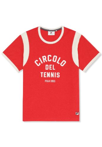 Picture of Montalto Relaxed Fit Graphic Ringer T-Shirt