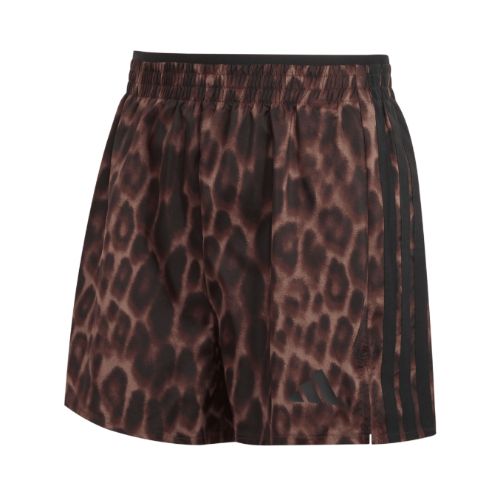 Picture of Workout Essentials Leopard Print Woven Shorts
