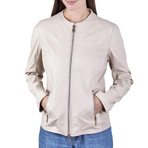 Picture of Slim Fit Leather Biker Jacket