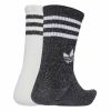 Picture of 3-Stripes Glitter Crew Socks 2 Pairs