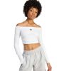 Picture of Essentials Rib Off Shoulder Long Sleeve Top