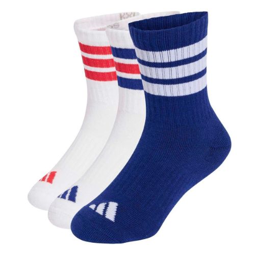 Picture of Kids 3-Stripes Crew Socks 3 Pair Pack