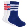 Picture of Kids 3-Stripes Crew Socks 3 Pair Pack