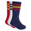 Picture of Kids 3-Stripes Crew Socks 3 Pair Pack