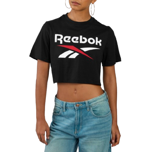 Picture of Sadie 2 Colour Logo Crop Top