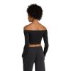 Picture of Essentials Rib Off Shoulder Long Sleeve Top