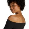 Picture of Essentials Rib Off Shoulder Long Sleeve Top