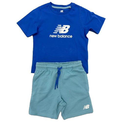 Picture of Boys Stacked Logo T-Shirt and Shorts Set