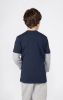Picture of Kids Layered Look Long Sleeve T-Shirt Script Logo