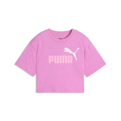 Picture of Girls Essentials 2 Colour No. 1 Logo Crop T-Shirt