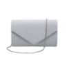 Picture of Lurex Fabric Envelope Flap Clutch Bag