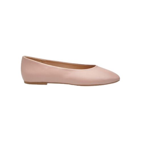 Picture of Faux Leather Square Toe Ballerina Flats