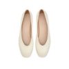 Picture of Faux Leather Square Toe Ballerina Flats
