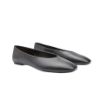 Picture of Faux Leather Square Toe Ballerina Flats