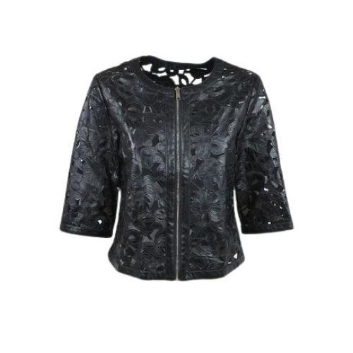 Picture of Perforated Faux Leather Jacket