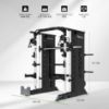 Picture of Tunturi Platinum - Full Smith/Functional trainer - Selectorized - V-series