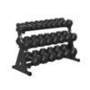 Picture of Platinum Hex Rubber Dumbbell Rack